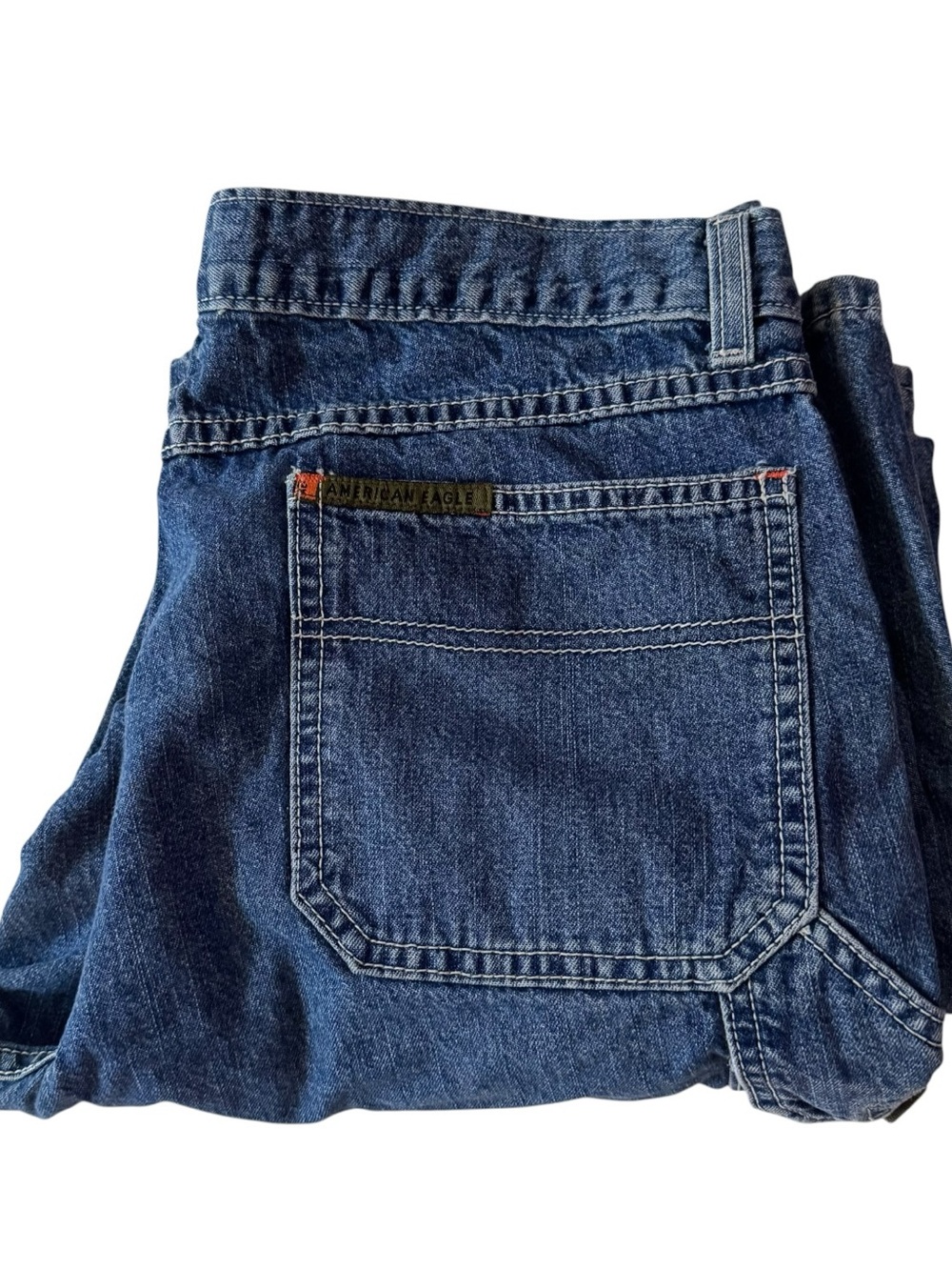 American Eagle Outfitters Wide Leg Multi Pocket Mid Rise 100% Cotton Jeans